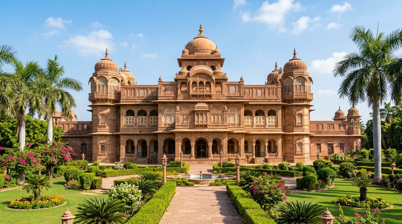 Mandvi Beach & Vijay Vilas Palace